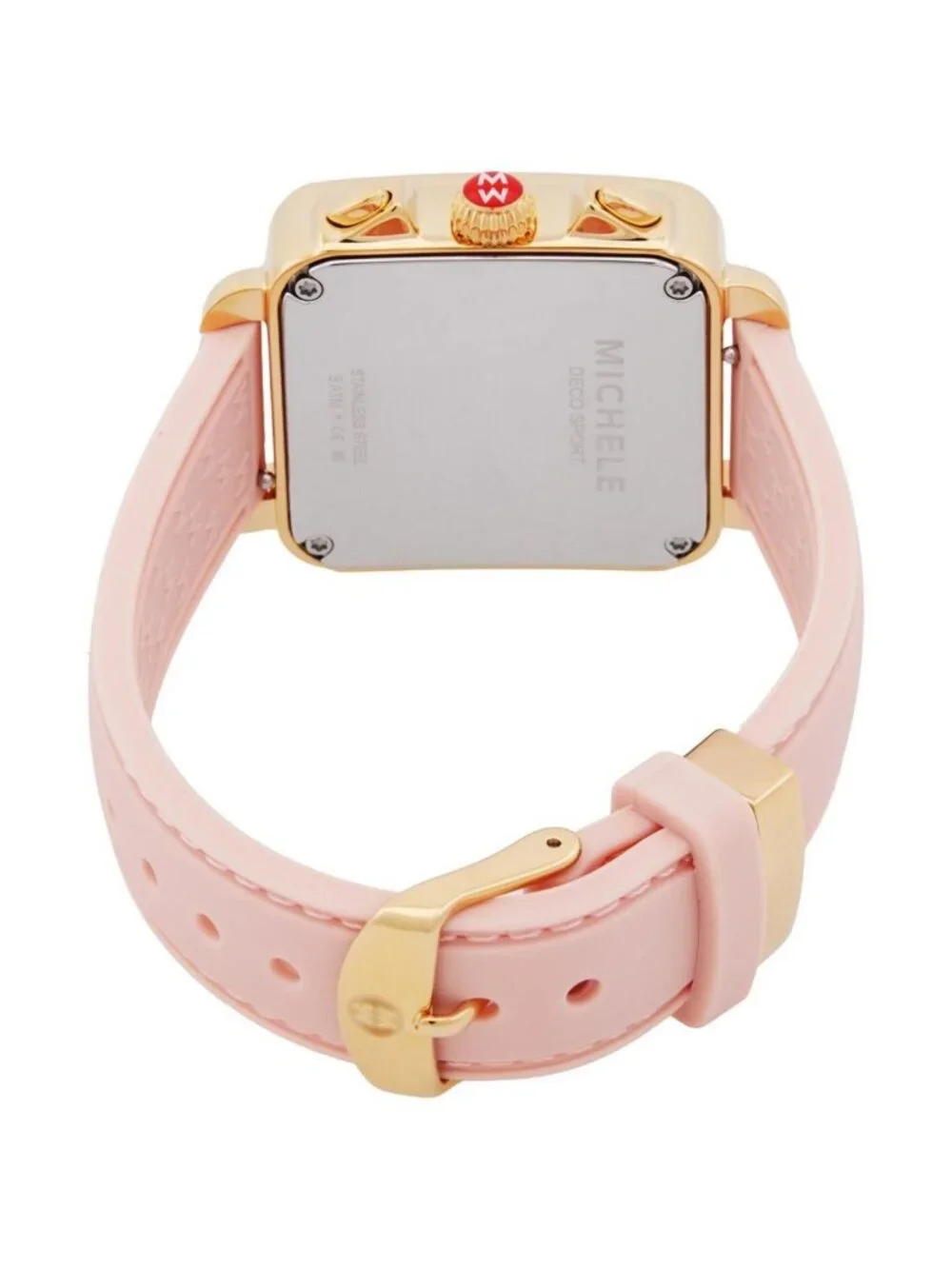 NWT Michele Deco Sport Chronograph Quartz Silver Dial Ladies Watch